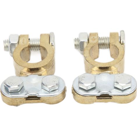 Paar korrosionsbeständige Autobatterieklemmen, Kabelverbinder für Fahrzeuge