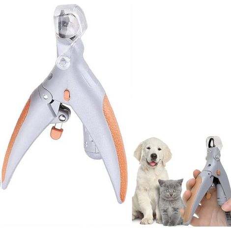 Cortauñas para gatos, Cortauñas para mascotas con luz LED, Tijeras para uñas, Cuidado de las uñas para mascotas medianas y pequeñas (1/5)