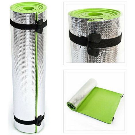 TrAdE Shop Traesio - Tappeto Isolante Rivestito In Alluminio 180 X 50 Cm Vari Colori Sport Campeggio - (1/2)