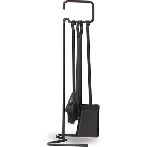 Serviteur pied - Noir - H50cm