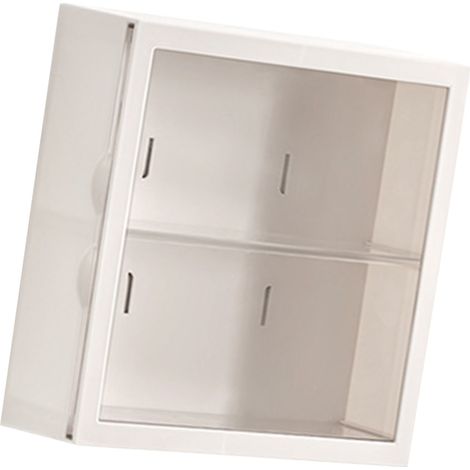 Vitrine murale pour figurines blind box, étagère de rangement pour objets artisanaux, boîte de stockage anti-poussière pour poupées et jouets, blanc (1/5)