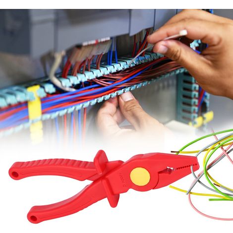 Pince coupante multifonctionnelle isolée en plastique, outil manuel pour l'installation d'instruments (1/5)