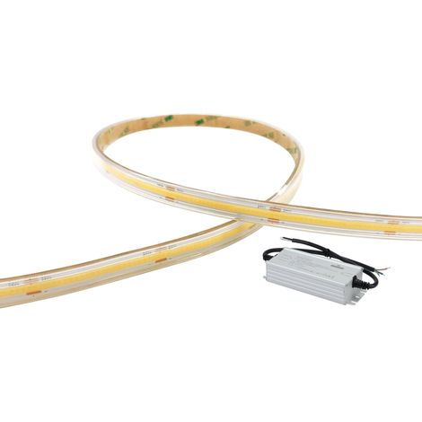FLEXICOB 15 Ruban 24V LED COB 3000K 84W 7300lm 50000h 120° IP65 IRC 90 driver ARIC 55496 (1/2)