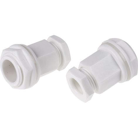 Presse-étoupe M20 en Plastique pour câble de 4mm à 7mm, avec contre-écrous, IP55 ( Prix pour Paquet de 5 )