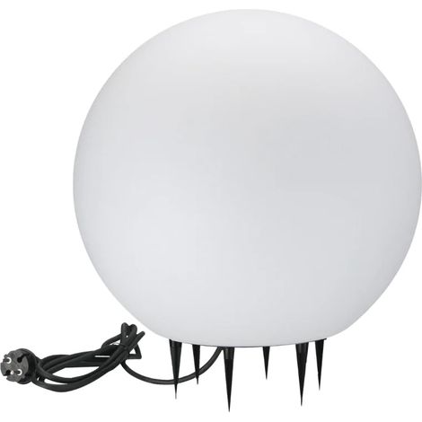 LAMPE DE JARDIN ARGENTO 40 BOULE BLANCHE E27 - PL-330390 (1/2)