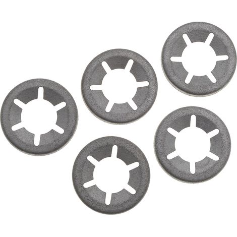 Jeu de 5 pastilles d'arrêt/clips diamètre 12mm intérieur
