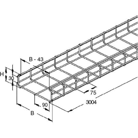 Niedax C-Gitterrinne GRCI 50.050 F 3 Stk