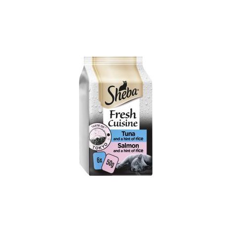 Sheba Fresh Cuisine Taste of Tokyo Wet Cat Food Pouches in G - 748336