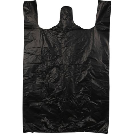100 sacs poubelles noirs, grand format, spécification : 70×105, adaptés aux cuisines, toilettes et autres lieux (1/2)