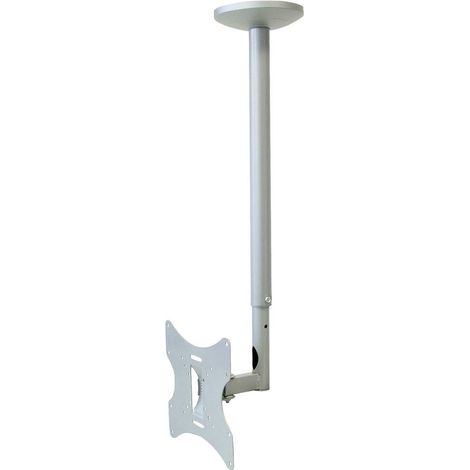 Staffa di sospensione per monitor lcd per schermi 23" - 42" (58 - 107 cm) carichi fino a 30 kg, argento