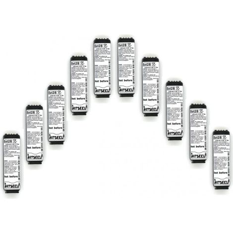 Batsecur 10 batterie litio 3,6V 2,7Ah BAT28 compatibile BATLI28 Logisty Daitem Hager