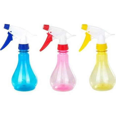 Pulvérisateur de jardin - 3 pièces - 250 ml - Plastique durable - Bleu, Jaune, Rose - Dimensions: 6,5x6,5x19 cm (1/5)