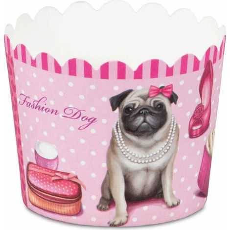 Städter Cupcake Backformen 12 Sück. Mini Fashion Dog (1/4)
