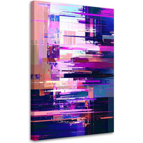 Wandbild Abstraktion in Violetttönen 60x90 cm (1/5)