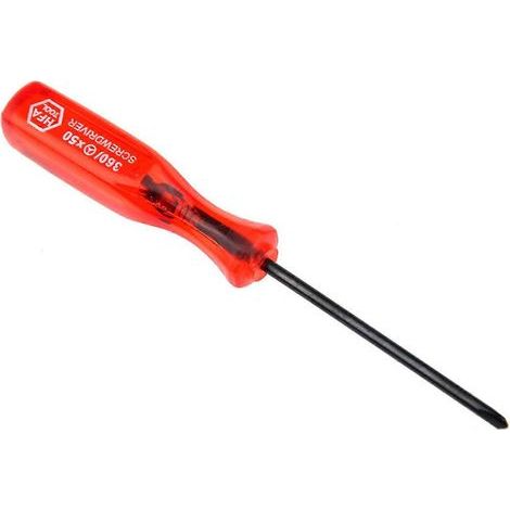Tragbarer Triwing-Dreieck-Y-Spitzen-Schraubendreher für DS, DS Lite und Game Boy Advance SP (Rot) – 11,00 x 1,00 x 1,00 cm (1/4)