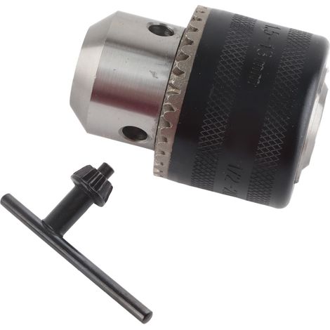 Adaptateur de conversion rapide pour embout de vissage à percussion 1/2-20UNF avec clé, compatible avec les mandrins de perceuse d'une capacité de 1,5 à 13 mm et les douilles de vissage à percussion. (1/5)