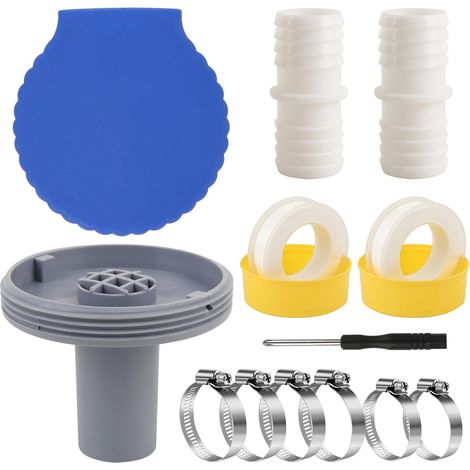 Buse d'entrée rotative de piscine de 32 mm de diamètre, compatible avec piscine hors-sol, buse de sortie, buse de retour de piscine, accessoire de rechange (1/5)