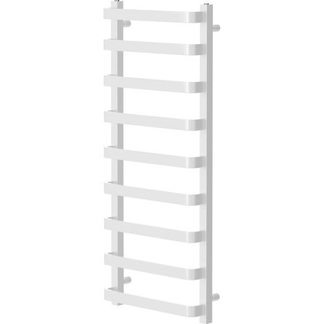 Milton White 1200mm x 500mm Heated Towel Rail (1/5)