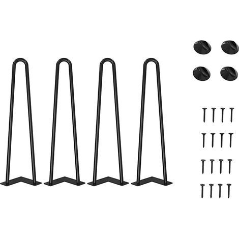 4pcs 40cm DIY Metal Table Legs, Hairpin Legs, Diameter 9mm Furniture Legs for Coffee Table/Dining Table (1/5)