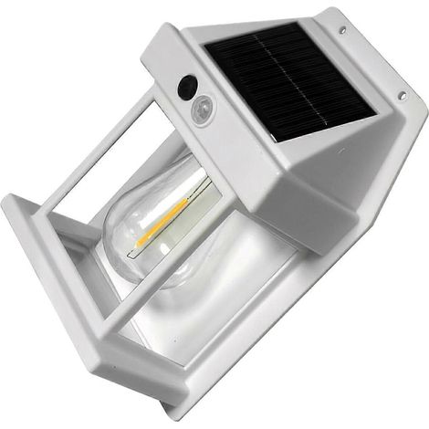 Solar-Außenleuchten, LED-Solarleuchte, wasserdicht, weiß, Gartendekoration, einfache Installation im Freien