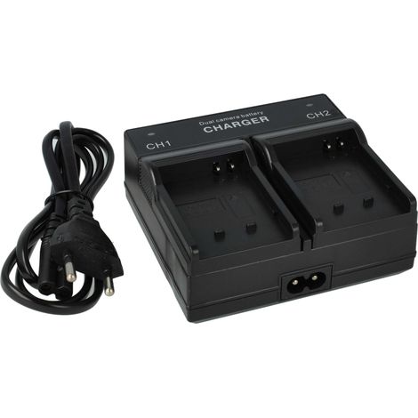 vhbw Dual Ladegerät Ersatz für Canon CB-2LVE für Kamera - Ladeschale Ladeanzeige (1/5)