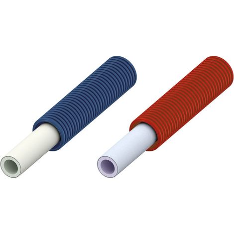 Tube multicouches pré-gainé - Diamètre: 16 mm - Longueur: 75 m - Rouge- réf : 8700616 - TECE