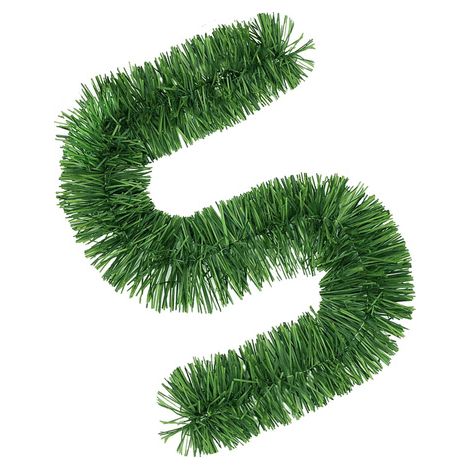 Ghirlanda per l'albero di natale 400cm, catena natalizia, verde.