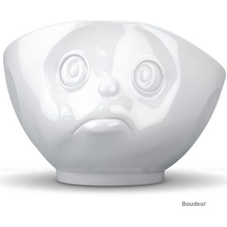 Bol en porcelaine - - Humeur du matin - Blanc - Rond - Compatible lave-vaisselle (1/4)