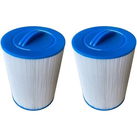 Pair FD2095 Filtre pour Spa Compatibles avec PWW50P4 Filetage Fin/MPT de 3,8 cm (Non PWW50P3 Filetage Grossier/SAE) φ15x20,5 cm, Lot de 2 (1/5)