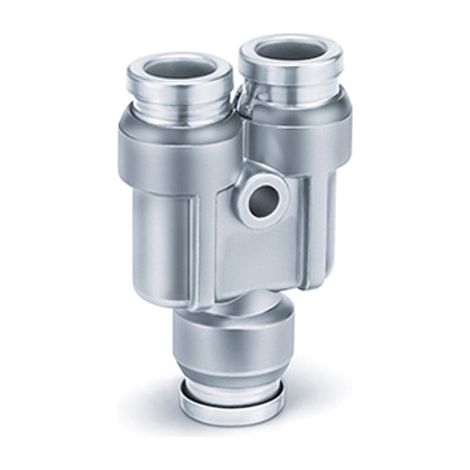 Raccord en Y SMC KQB2 vers Enfichable, 8 mm Enfichable, 8 mm ( Prix pour 1 )