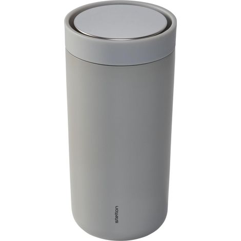 Stelton To Go Click bicchiere termico grigio chiaro 0,4L