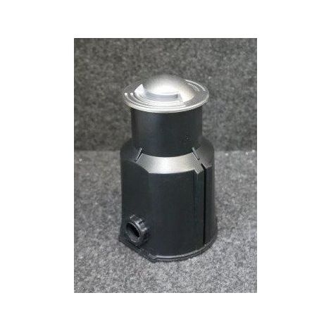 Encastré de sol extérieur LED 2W Ø 70mm inox déflecteur double 3000K 230V alim 230V non-dimmable IK08 IP67 ZEPH 1 EUROPOLE