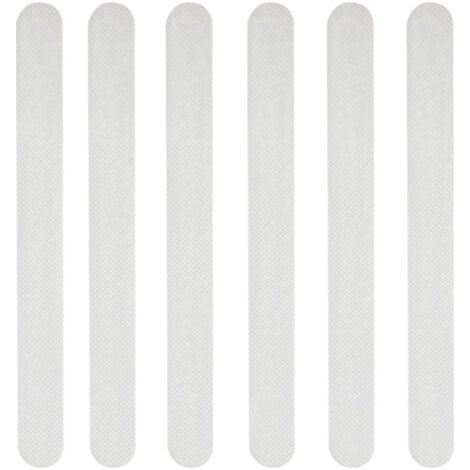24 Stück rutschfeste Duschaufkleber, Sicherheitsstreifen für das Badezimmer, transparente selbstklebende Anti-Rutsch-Streifen, Badewannen-Duschaufkleber (2 x 20 cm) (1/5)