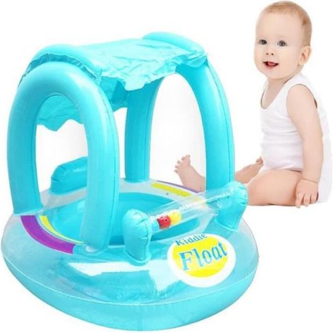 Anneau De Bain Gonflable - PVC Haute Qualité - Pour Bébé 3 Mois À 3 Ans - Diamètre Extérieur 55 Cm - 1 Pièce (1/4)