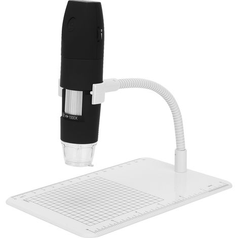 Microscope numérique sans fil HD 1080p Wi-Fi grossissement 1000x USB, loupe industrielle, outil noir (1/5)