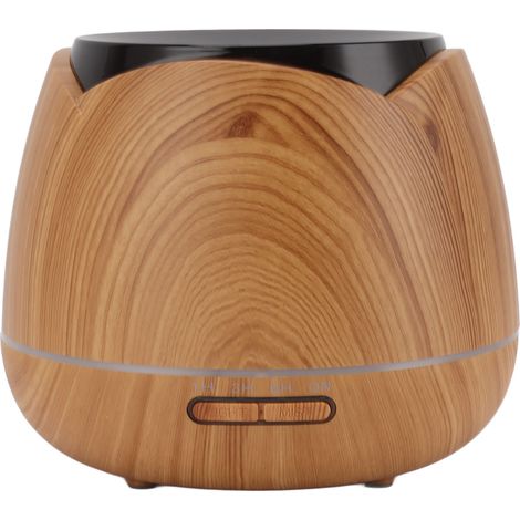 Humidificateur imitation bois, 7 couleurs, arrêt automatique, diffuseur d'huiles essentielles pour la chambre ou le bureau, prise américaine 100-240 V (1/5)