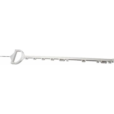 Piquet plastique 114 cm avec étrier (Lot de 2 )