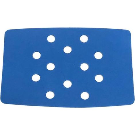 Coussin de siège de douche - Coussin de tabouret de douche - EVA - Antidérapant - Léger - Coussin de siège de bain (Coussin uniquement, pas un kussen) - Perforations pratiques - Imperméable - 35,5 x 2 (1/5)