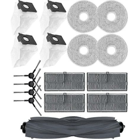 Para Dreame L40 Ultra AE / L40S Ultra CE / D20 Ultra Piezas Cepillo lateral principal Filtro Paño de mopa Bolsa para polvo Accesorios() (1/4)