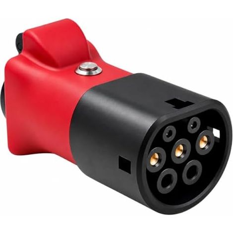 V2L Adaptateur type 2 vers Schuko 3,5 kW 16 A 220 V Rouge (1/4)