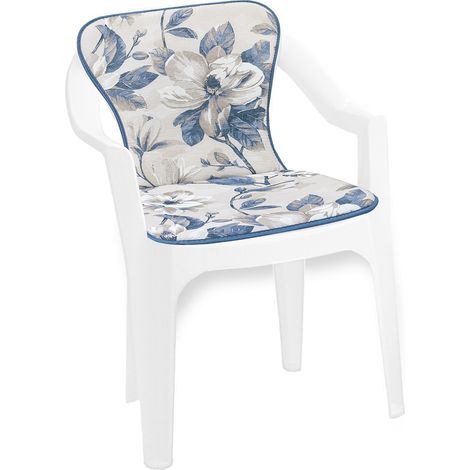 Cuscino Sedia Poltrona Fiori Vintage Giardino Coprisedia Schienale Seduta Pieghevole Morbido