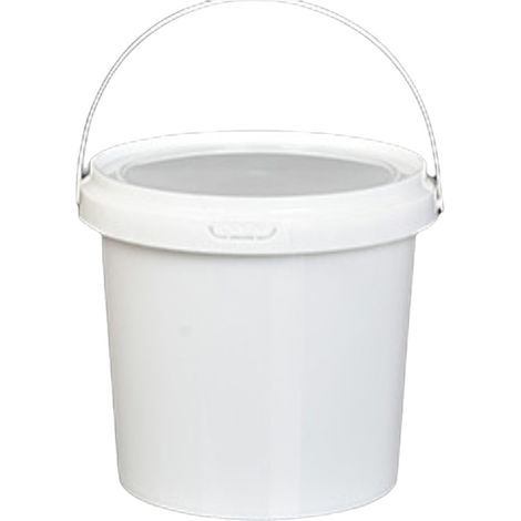 Seau en plastique alimentaire, portable, en PP, avec couvercle, rond, épais, transparent et hermétique, idéal pour le rangement et l'emballage de jouets. (1/5)