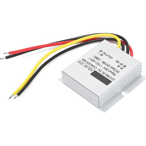 Convertisseur abaisseur de tension 24V vers 12V 10A 120W, régulateur étanche DC-DC pour alimentation automobile et camping-car (1/5)