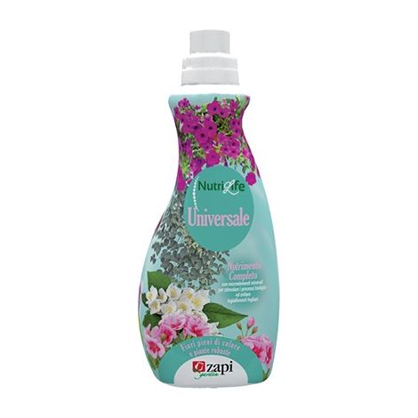 ZAPI Concime liquido concentrato per piante verdi e fiorite Universale da 1 Lt (1/2)