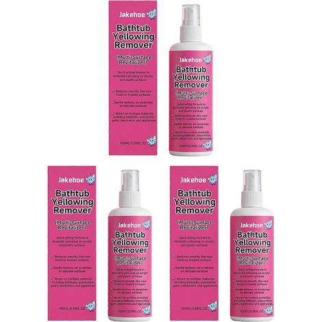 Nettoyant blanchissant professionnel pour baignoires, gel nettoyant puissant pour baignoires de salle de bain, formule à pénétration profonde éliminant les résidus de savon sans frotter agressivement (1/5)