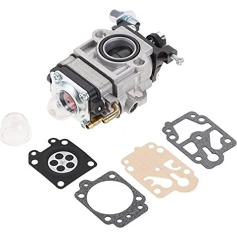 Carburateur Alliage Aluminium pour Débroussailleuse 43cc 52cc Alliage aluminium pour robuste, résistance pour usure, refroidissement air forcé, compatible 43cc 52cc (1/5)
