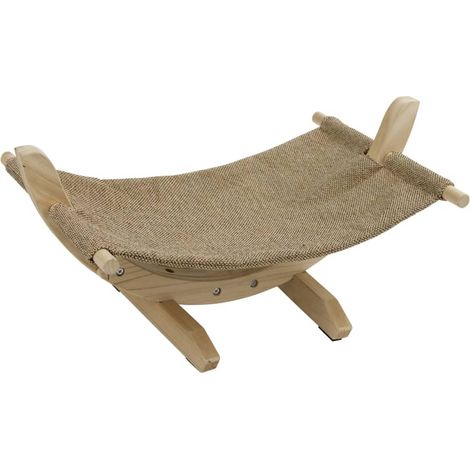 Kerbl, amaca Siesta 2.0 con struttura in legno, 61 x 37 x 29 cm, marrone (1/4)