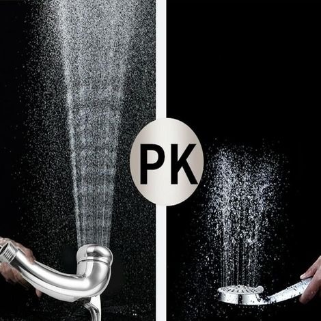 Convient aux pommeaux de douche haute pression avec filetage 1/2" chromé et interrupteur marche/arrêt pour baignoires, bateaux, caravanes, camping-cars, salons de coiffure. (1/4)