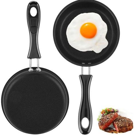 Mini poêle antiadhésive - - 2 pièces - Ritte-SAUTEFRYPAN - Noir - Revêtement antiadhésif (1/5)