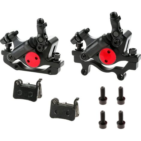 Étriers de Frein à Disque Semi-Hydraulique Avant et Arrière, 1 Paire d'Étriers de Frein Hybirde Tirage par Câble Adaptés pour VTT Vélo de Montagne (1/5)